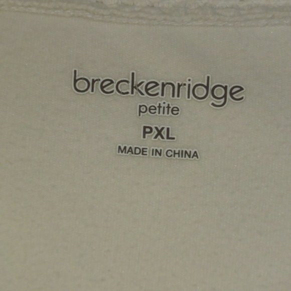 Breckenridge Women's Short Sleeve Top Size PXL (C344) - Picture 6 of 6